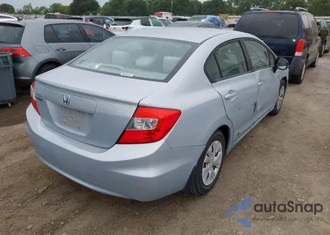 2012 Honda Civic Lx from USA, damaged, VIN 2HGFB2F5XCH541982